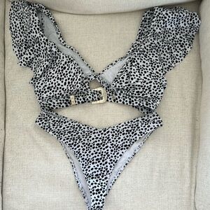 Bikini with belt detail